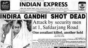 Indira Gandhi Shot dead 